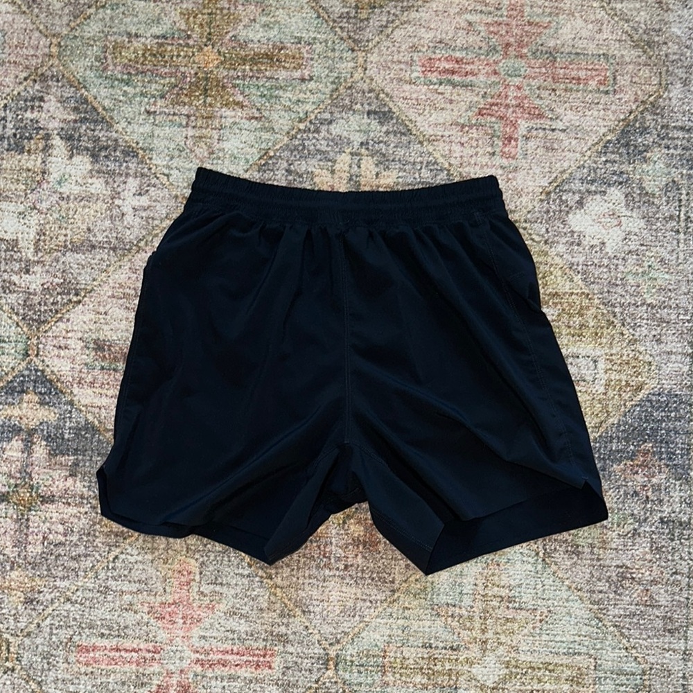 All in Motion Black Athletic Shorts with Elastic Waistband